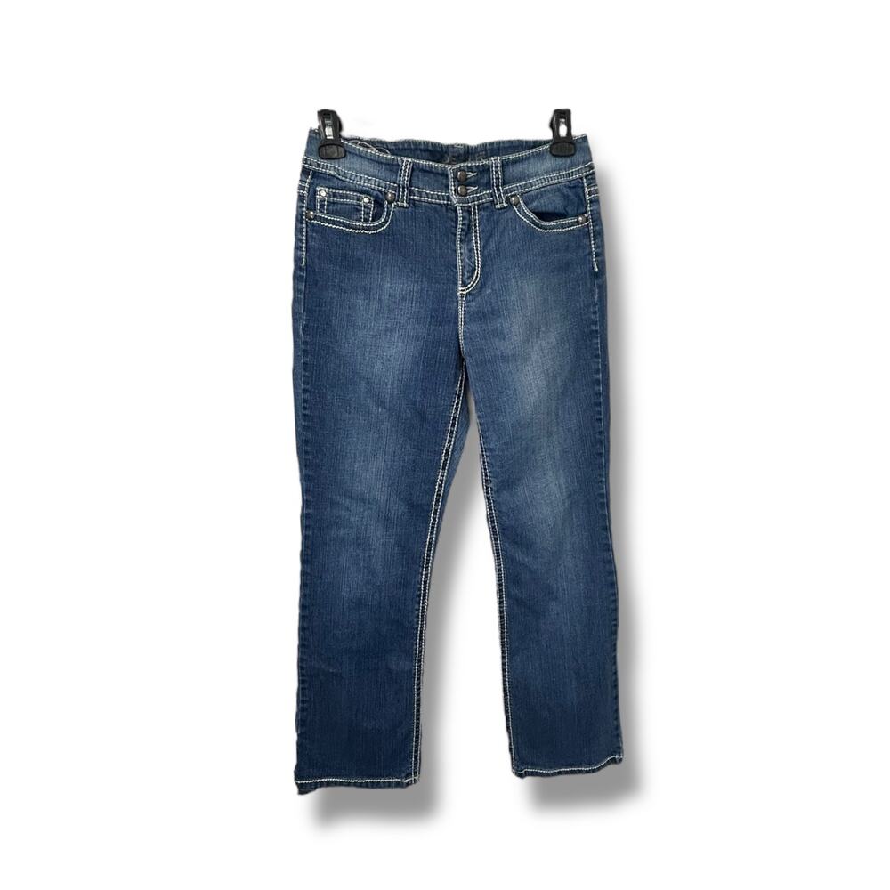 Code Bleu Women’s Modern Rise Bootcut Annette Jeans, Med Wash, size 10